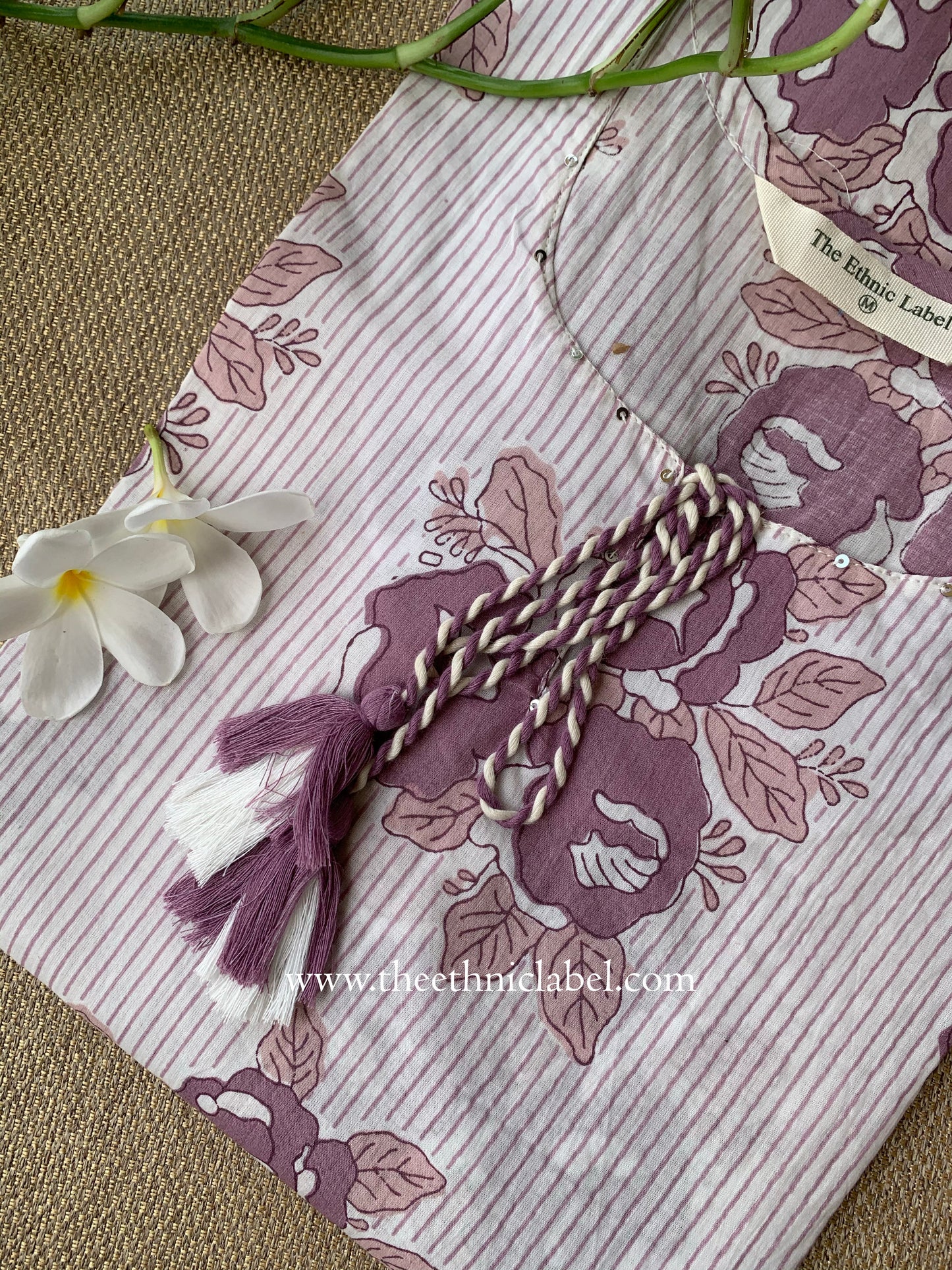 "Rekha" tassel Cotton kurta