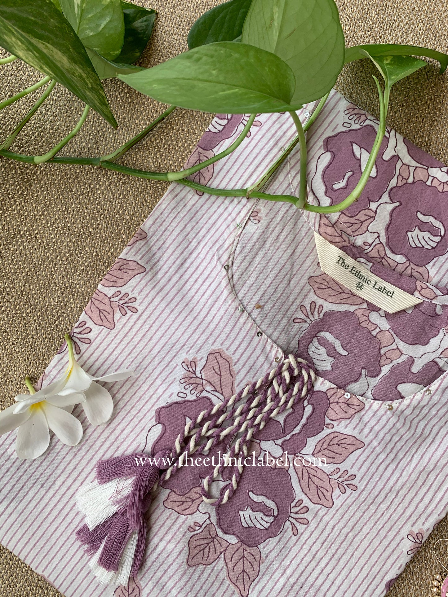 "Rekha" tassel Cotton kurta