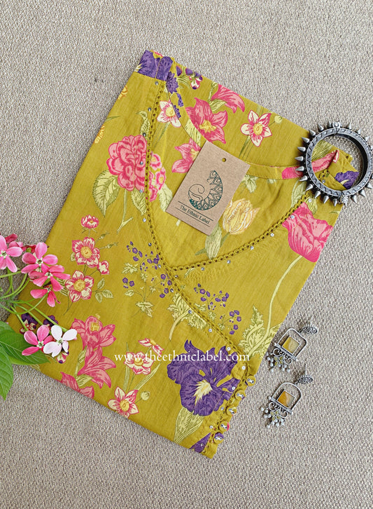 "Peet" Angrakha Cotton kurta