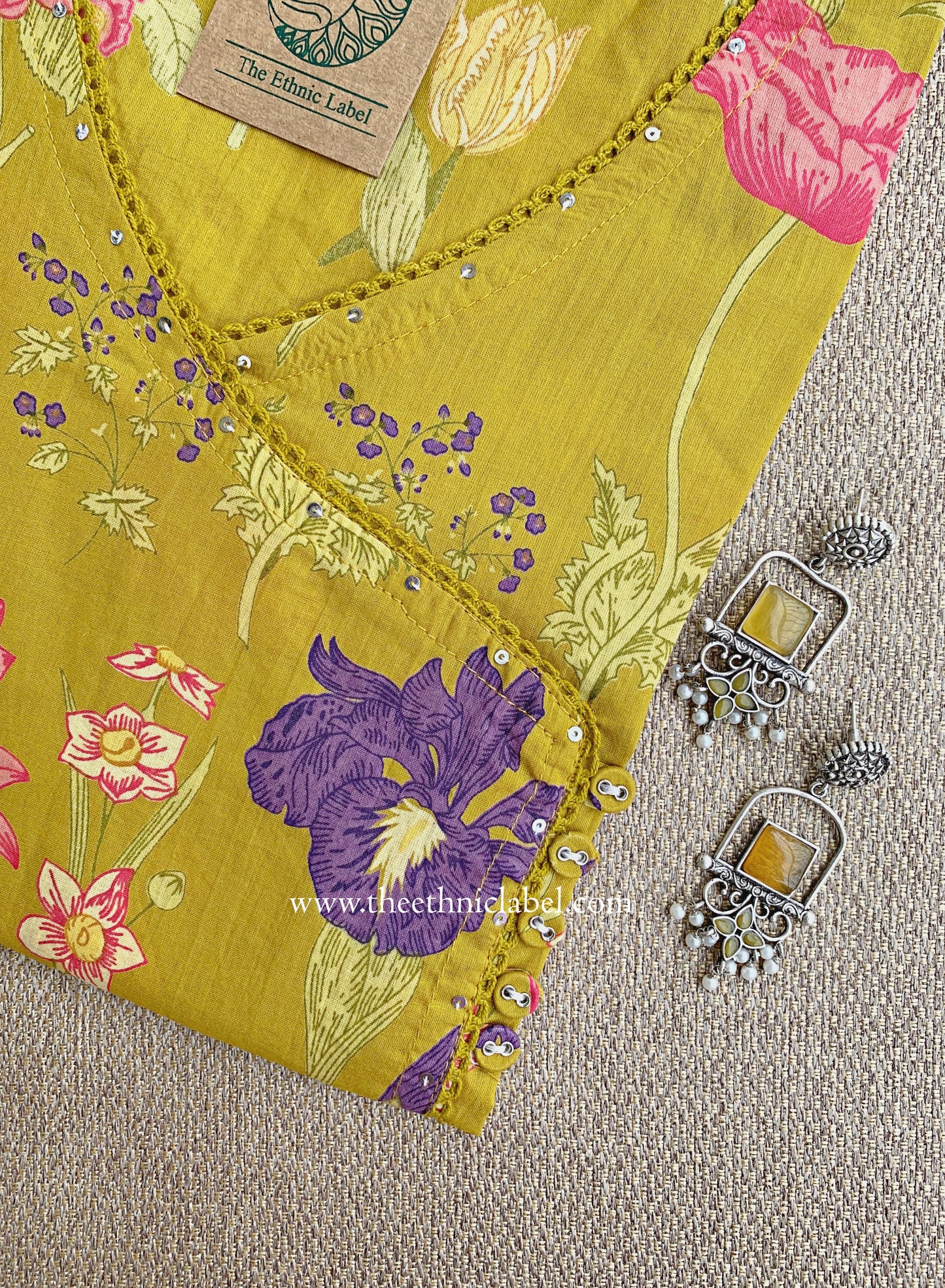 "Peet" Angrakha Cotton kurta