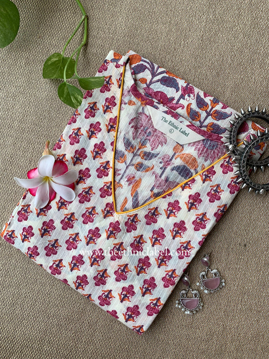 "Pratibha" Booti Cotton kurta