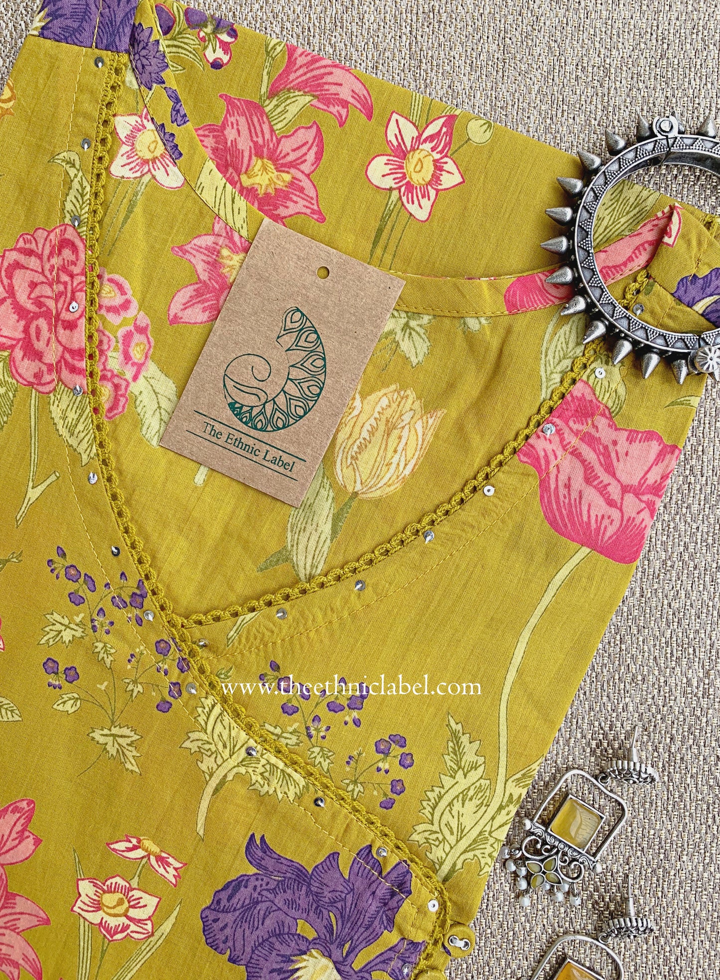"Peet" Angrakha Cotton kurta