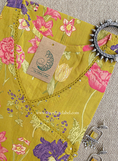 "Peet" Angrakha Cotton kurta