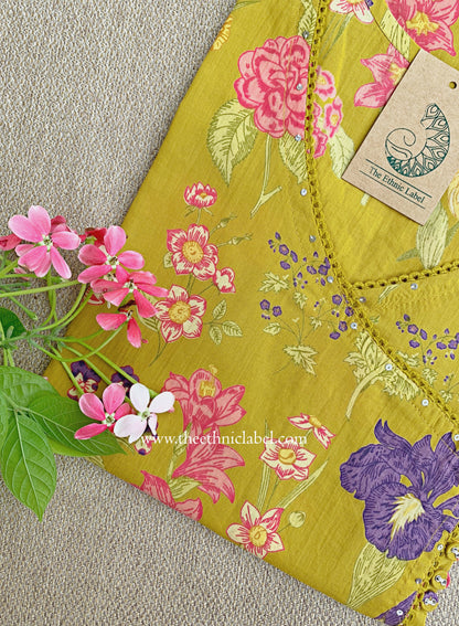"Peet" Angrakha Cotton kurta