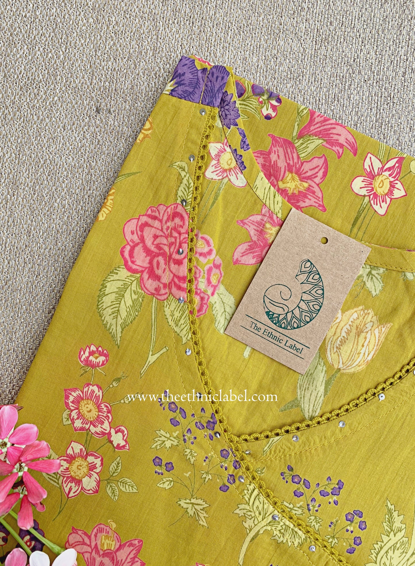 "Peet" Angrakha Cotton kurta
