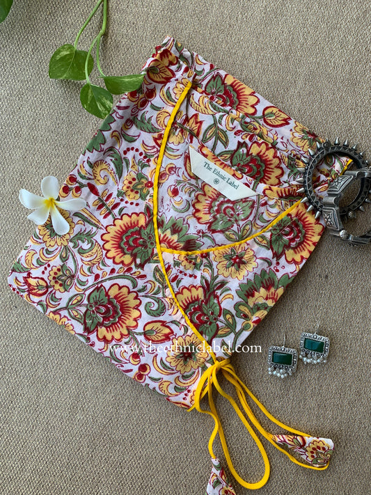 "Sooraj" Hand Block Printed Cotton kurta