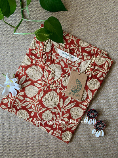"Manita" Bagru Print Cotton kurta