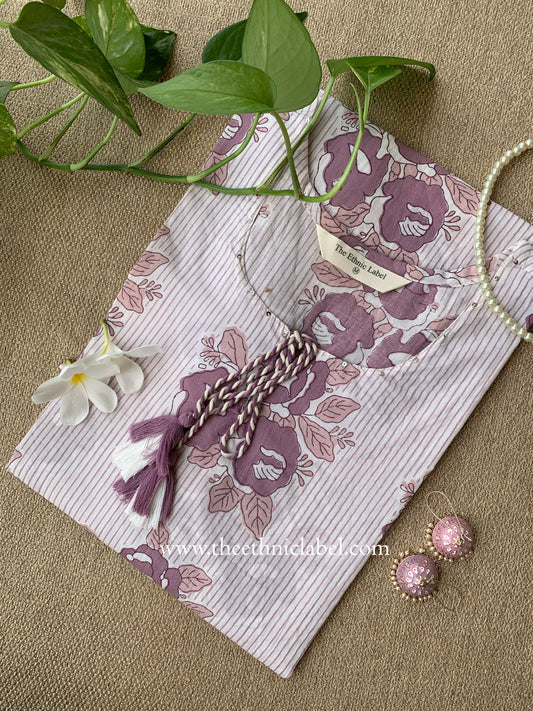 "Rekha" tassel Cotton kurta