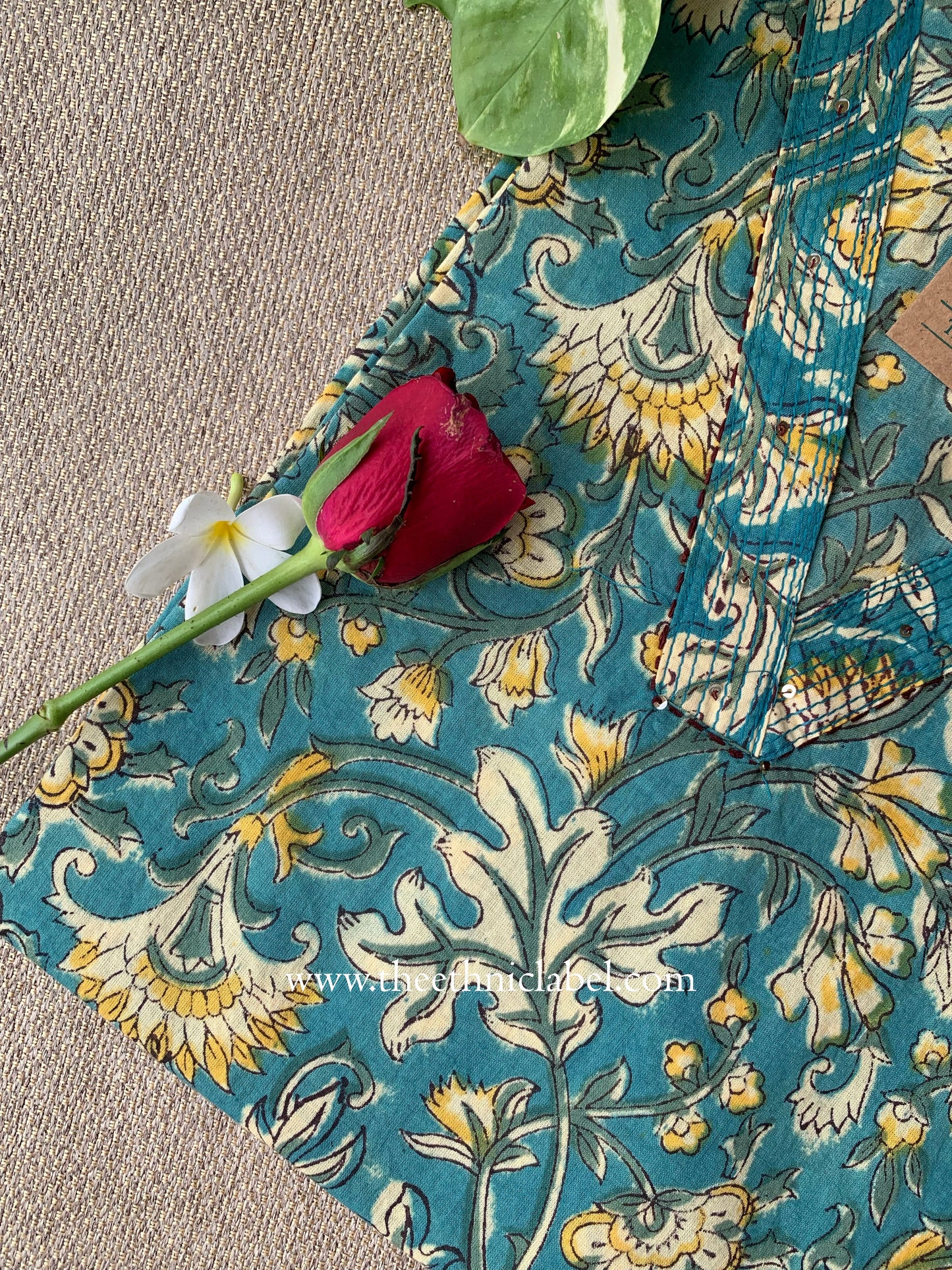 "Maahi" Block Printed Cotton kurta